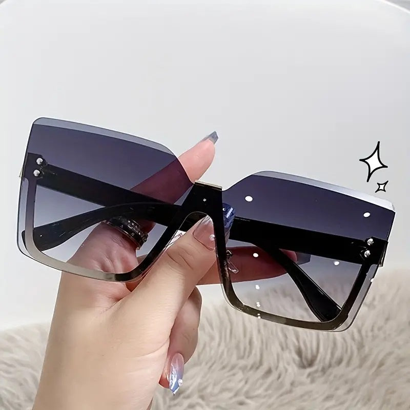 Sunglasses Rimless Black Gradient - Cavorte