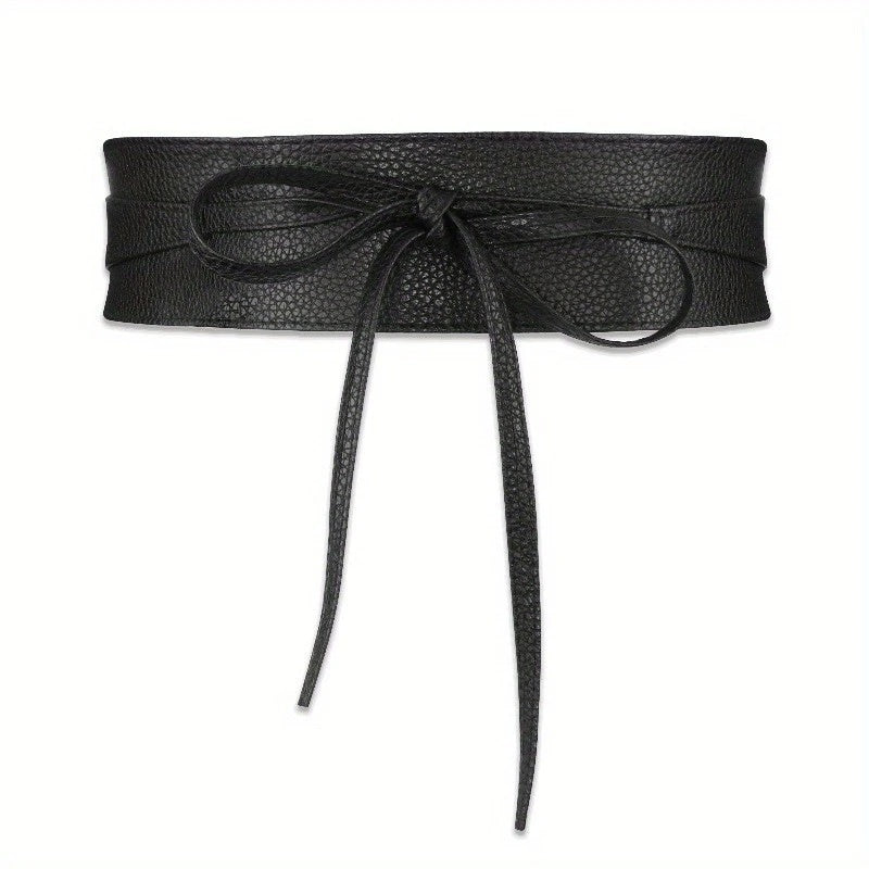 Wrap Tie Belt Black - Cavorte