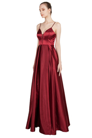 Monique Formal Gown Merlot