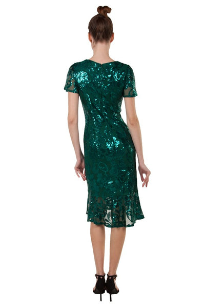 Christina Dress Emerald