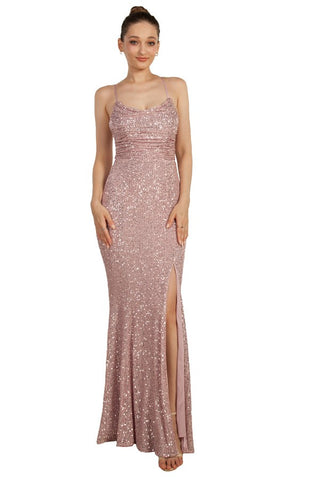 Hannah Backless Formal Dress
