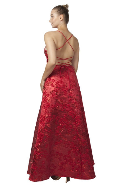 Elouise Backless Gown Red