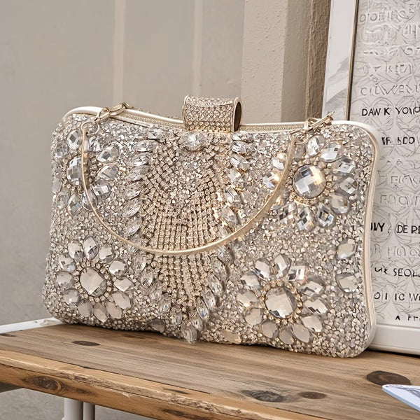 Porcha Clutch Silver-Gold