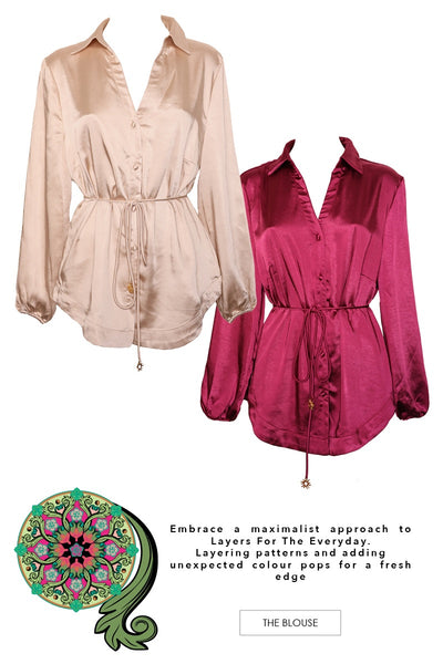 Uptown Empire Shirt Mulberry
