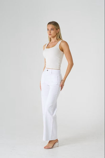 Kim Stretch Jean White