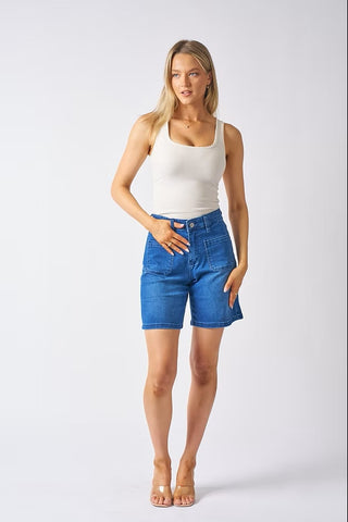 Morgan Short Mid Blue