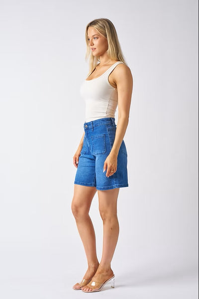 Morgan Short Mid Blue