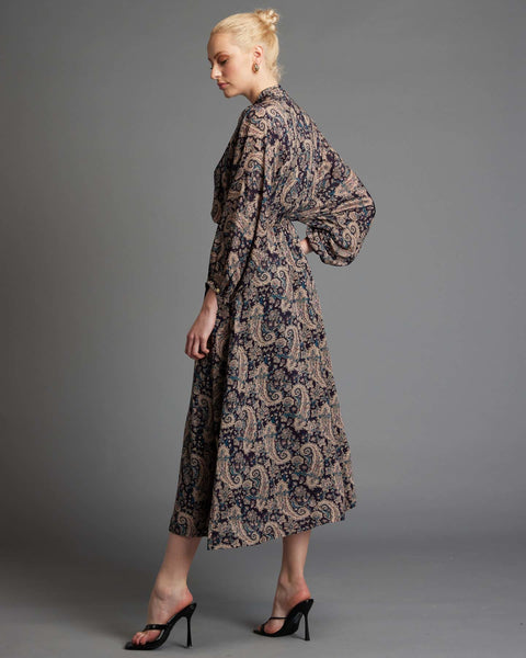 Laura Paisley Print Dress