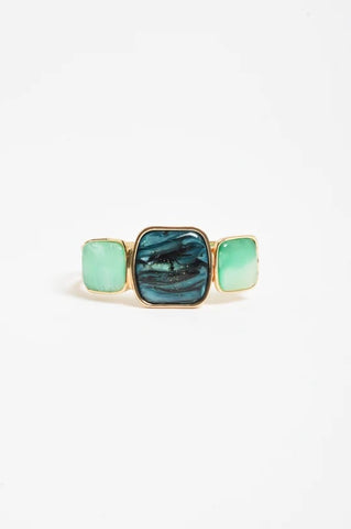 Metal Resin Hinge Back Bangle