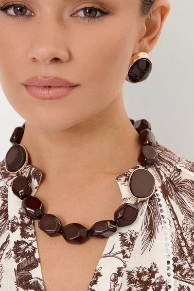 Mixed Shapes Resin Event Necklace