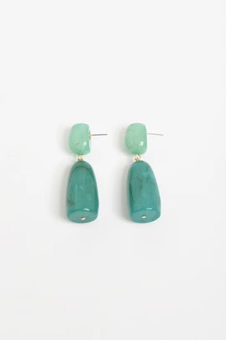 Resin Drop Statement Earring