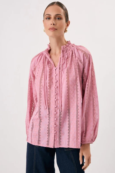 Heidi Cotton Lace Blouse