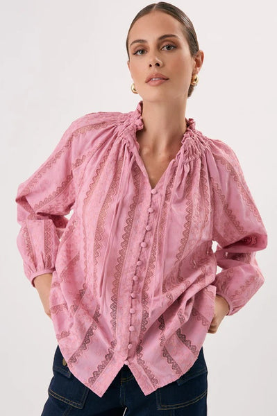 Heidi Cotton Lace Blouse