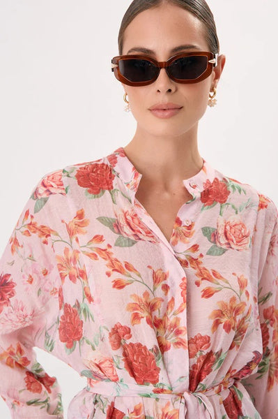 Cilla Floral  Longline Shirt