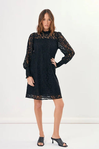 Emily Lace Little Black Dress