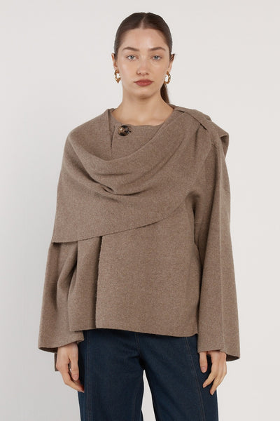 Amaris Coatigan Mushroom Marle