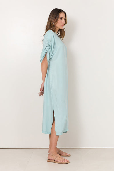 Amari Cupro Midi Dress Mint