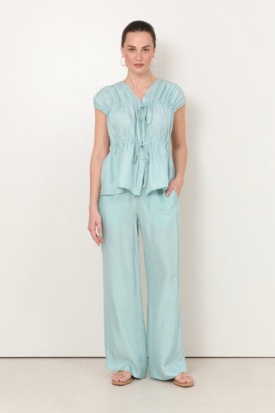 Amari Cupro Top Mint