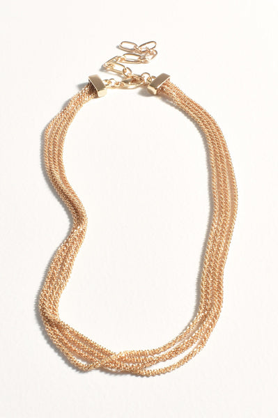Multi Interest Chain Short Necklace