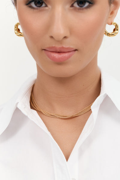 Diamante Wheel Collar Necklace