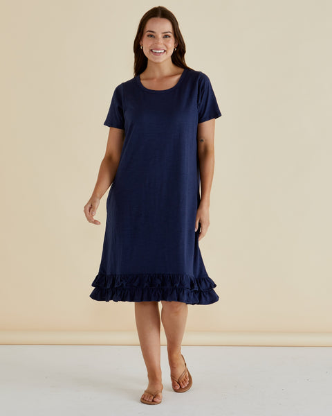 Aaliyah Dress Navy
