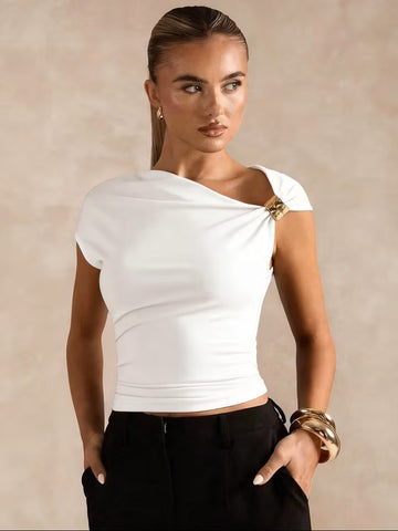 Alicia Top White