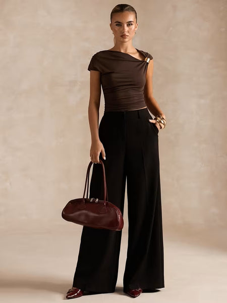 Alicia Top Chocolate