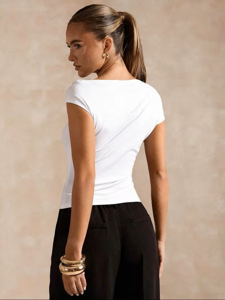 Alicia Top White