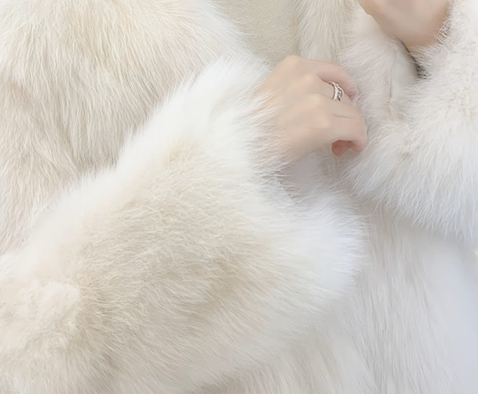 Baxter Faux Fur Jacket Winter White
