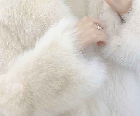 Baxter Faux Fur Jacket Winter White