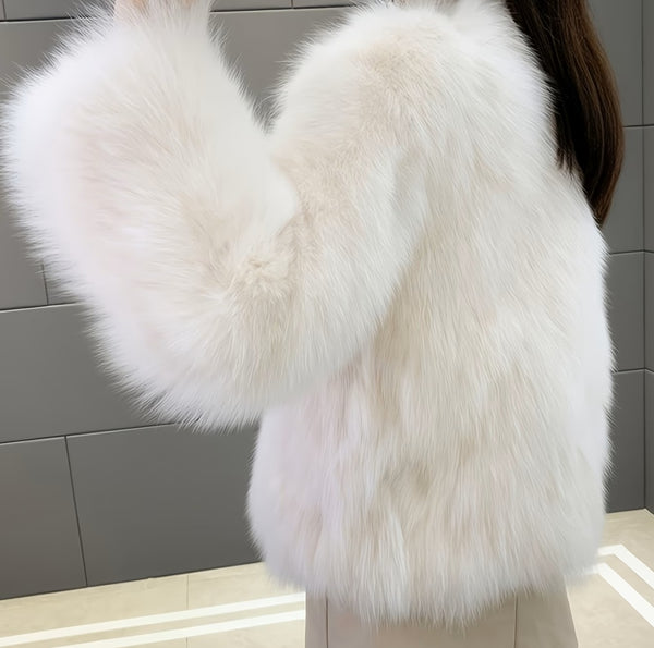 Baxter Faux Fur Jacket Winter White