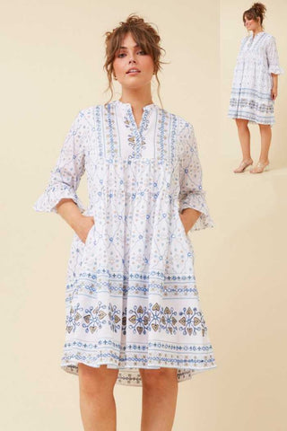 Bella Mirror Print Dress