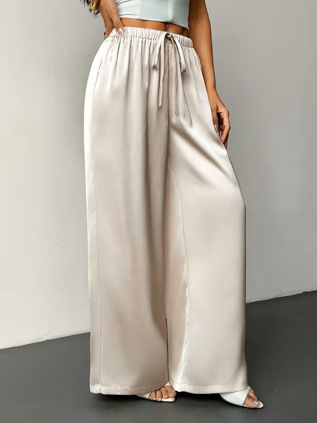 Sonia Satin Pant Champagne