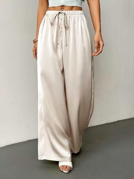 Sonia Satin Pant Champagne