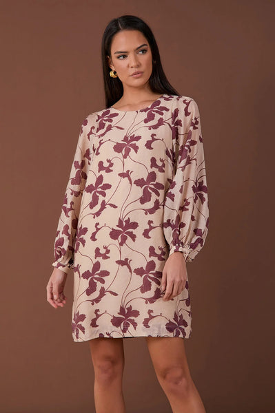 Sasha Placement Print Dress