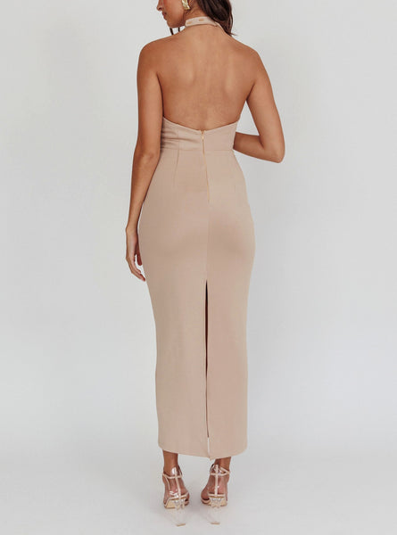 Paris Stretch Dress Ecru - Cavorte 