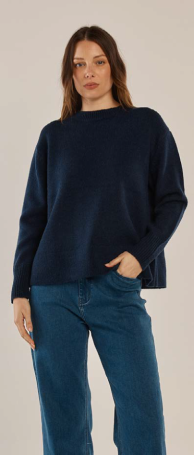 Camryn Knit Sweater Navy