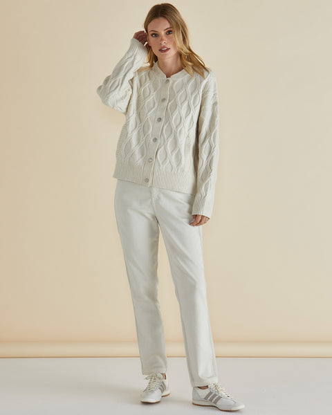 Celene Knit Cardigan Cream
