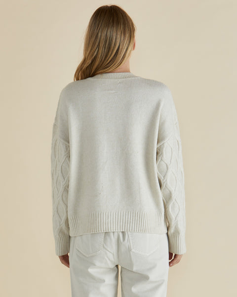 Celene Knit Cardigan Cream