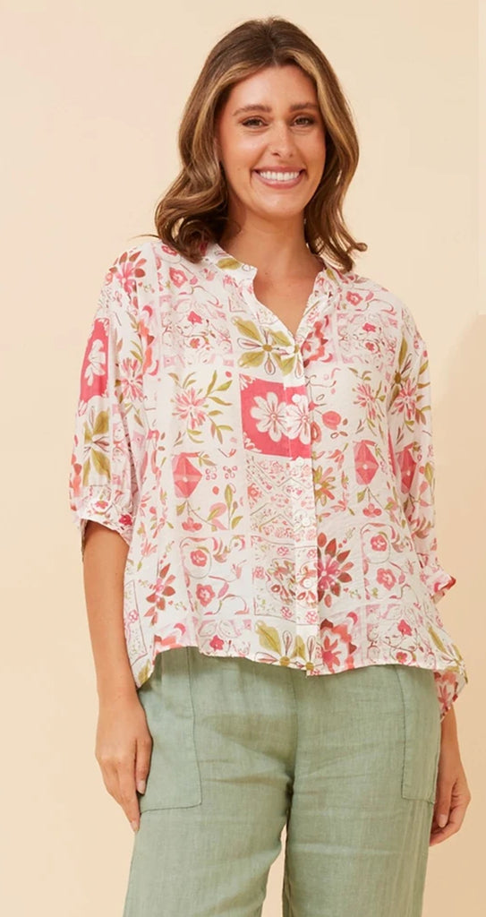 Celeste Blouse Rosewater Print