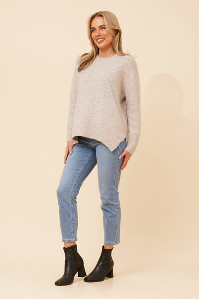 Christina Sweater Oatmeal Marle