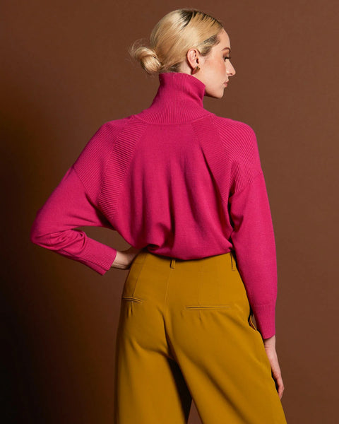 Cut Out Knit Magenta