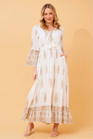 Karla Embroidered Boho Dress