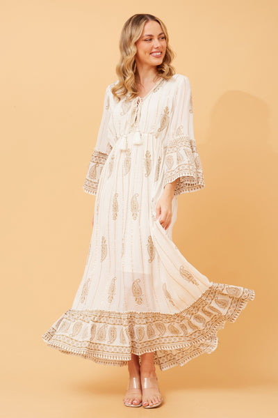 Karla Embroidered Boho Dress