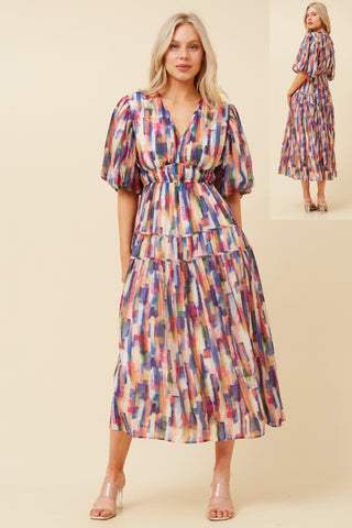 Fiona Print Midi Dress