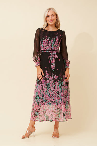 Catriona Placement Print Dress