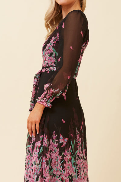 Catriona Placement Print Dress