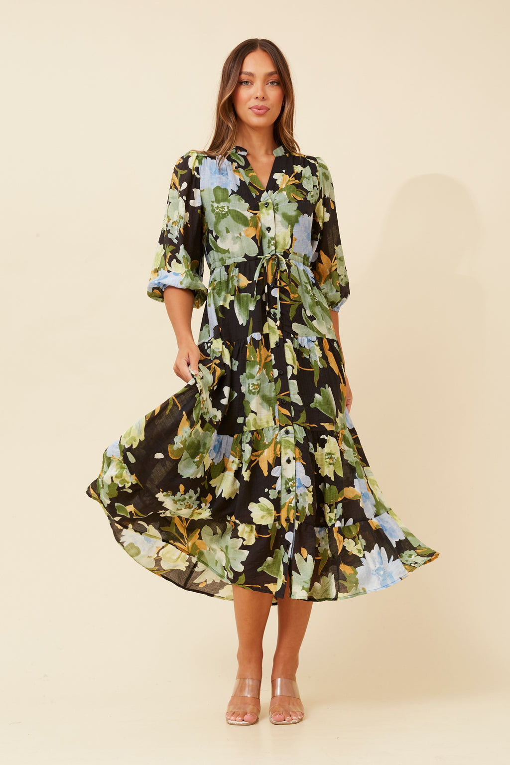 Cilla Print Dress - Cavorte 