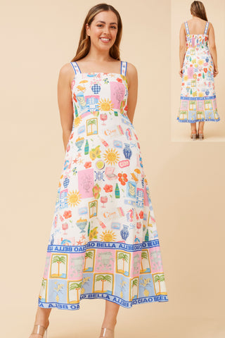 Susan Print Sun Dress