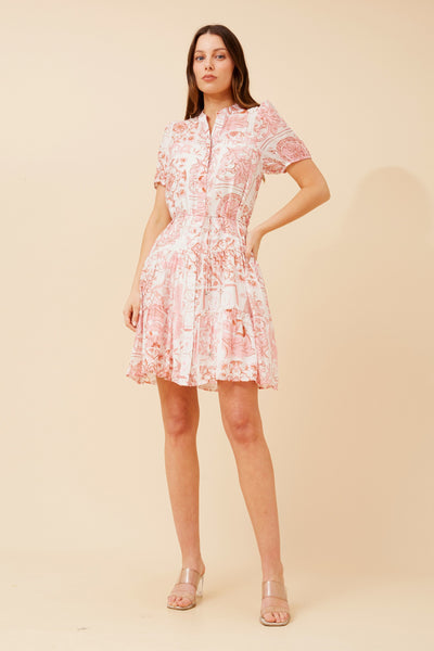 Roseann Tiered Mini Dress